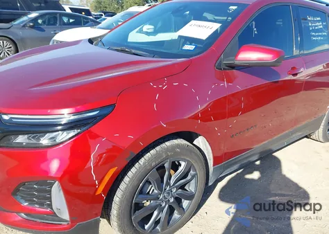 2024 Chevrolet Equinox Fwd Rs из США, поврежденный, VIN 3GNAXMEG9RS124858